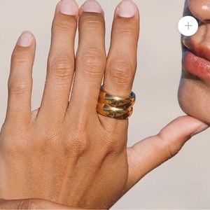 Atolea Double Chunky Ring - Size 6